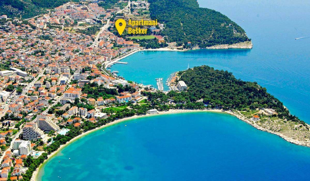 Apartments Besker Makarska Eksteriør bilde